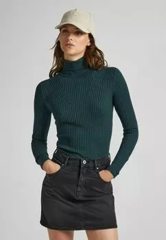 Джерси Pepe Jeans ДАЛИА РОЛЛИРОВАННЫЙ ВОРОТНИК, зеленый