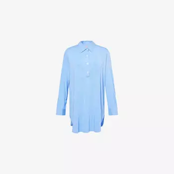 Джерси-пижама Eberjey Gisele Boyfriend, голубой