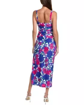 Джерси-платье ML Monique Lhuillier Claudia, синий