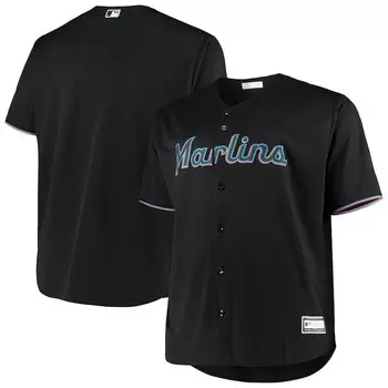 Джерси Profile Miami Marlins, черный