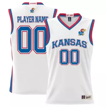 Джерси ProSphere Kansas Jayhawks, белый