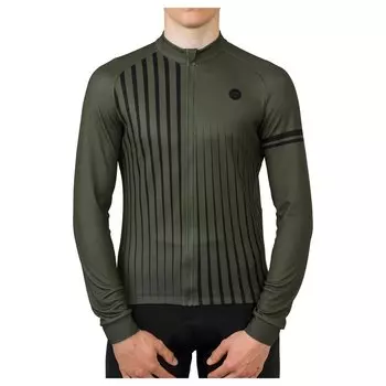 Джерси с длинным рукавом AGU Faded Stripe Essential, зеленый