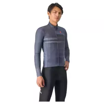 Джерси с длинным рукавом Castelli Collapse, синий