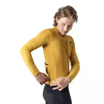 Джерси с длинным рукавом GripGrab Explr Merinotech, желтый
