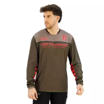 Джерси с длинным рукавом Northwave Edge 2, зеленый