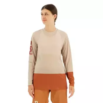 Джерси с длинным рукавом POC MTB Pure, коричневый