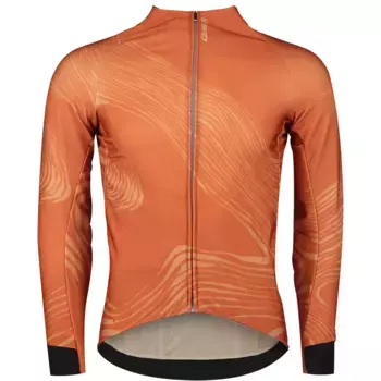 Джерси с длинным рукавом Q36.5 Gregarius Hybrid Dolomites, оранжевый