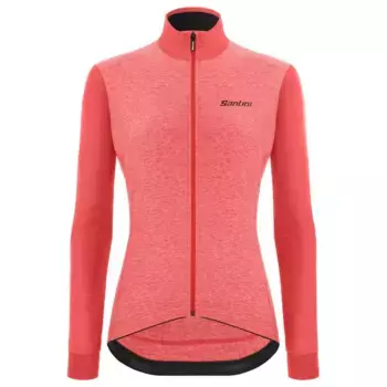 Джерси с длинным рукавом Santini Colore Puro, красный