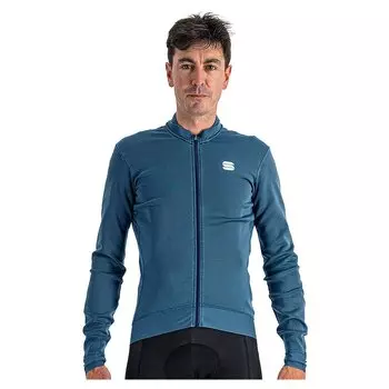 Джерси с длинным рукавом Sportful Monocrome Thermal, синий