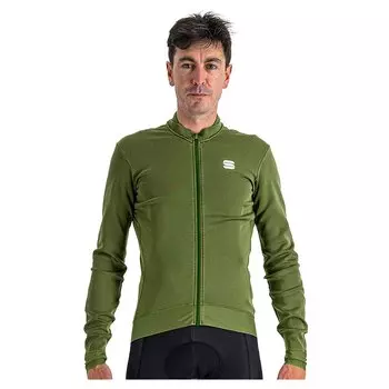 Джерси с длинным рукавом Sportful Monocrome Thermal, зеленый
