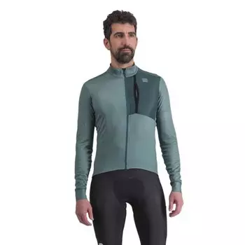 Джерси с длинным рукавом Sportful Supergiara Thermal, зеленый