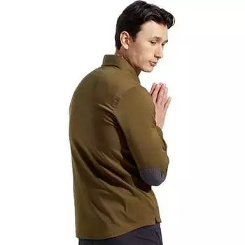 Джерси с длинными рукавами Canyon Alpha мужские PEARL iZUMi, цвет Dark Olive/Phantom