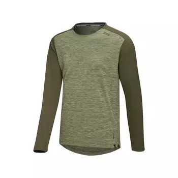 Джерси с длинными рукавами Flow X Kids — оливково-темно-оливковый IXS, цвет gruen