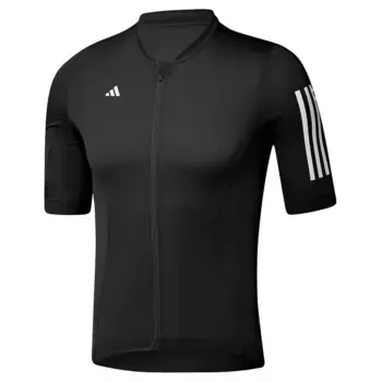Джерси с коротким рукавом adidas Tempo 3 Stripes, черный