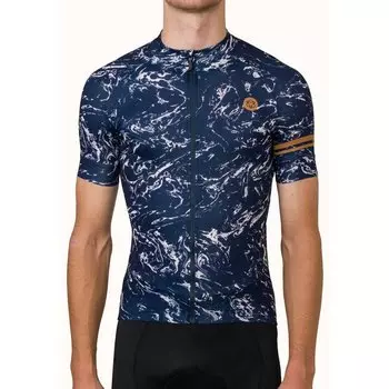 Джерси с коротким рукавом AGU Marble, синий