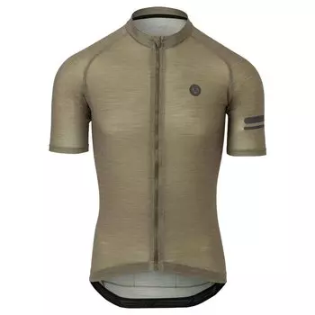 Джерси с коротким рукавом AGU Merino Uni Essential, зеленый