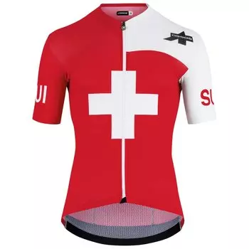 Джерси с коротким рукавом Assos Suisse Federation S9 Targa, красный