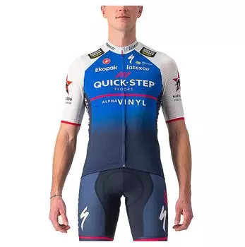 Джерси с коротким рукавом Castelli Quick-Step Competizione, синий