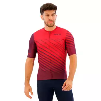 Джерси с коротким рукавом Santini Astro, красный
