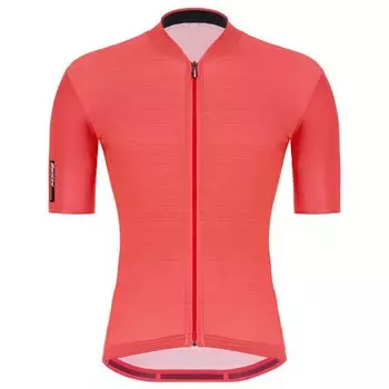 Джерси с коротким рукавом Santini Colore, красный
