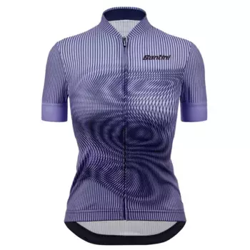 Джерси с коротким рукавом Santini Delta Vortex, фиолетовый