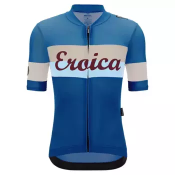 Джерси с коротким рукавом Santini Eroica Quiete, синий