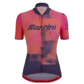 Джерси с коротким рукавом Santini Forza, красный