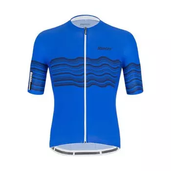 Джерси с коротким рукавом Santini Tono Profilo, синий