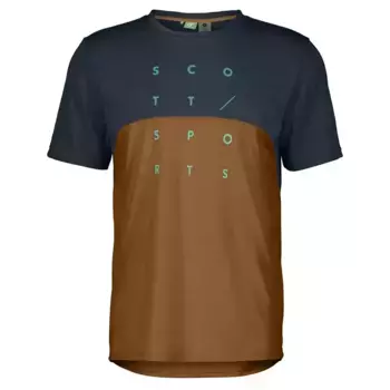 Джерси с коротким рукавом Scott Trail Flow Dri, коричневый