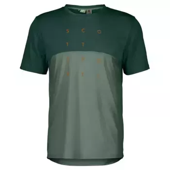 Джерси с коротким рукавом Scott Trail Flow Dri, зеленый