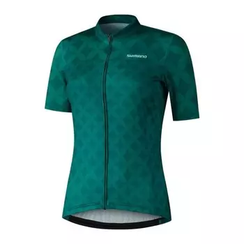 Джерси с коротким рукавом SHIMANO W's MIZUKI, зеленое, цвет gruen