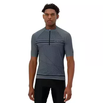 Джерси с коротким рукавом VAUDE Posta Half Zip LE II, серый