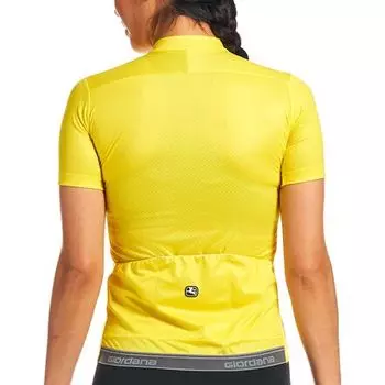 Джерси с короткими рукавами Fusion женские Giordana, цвет Meadowlark Yellow