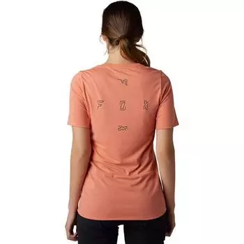Джерси с короткими рукавами Ranger Drirelease женское Fox Racing, цвет Fract Salmon