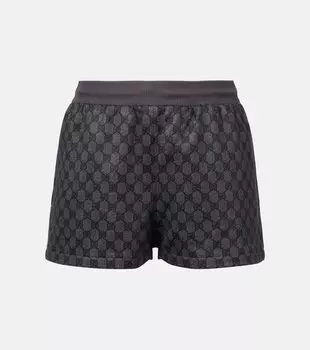 Джерси шорты GG Gucci, черный