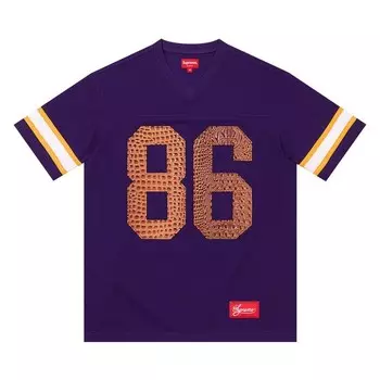 Джерси Supreme Faux Croc Football Jersey Purple, фиолетовый