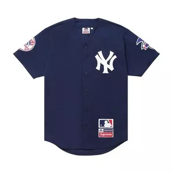Джерси Supreme x Yankees Baseball Jersey Navy, синий