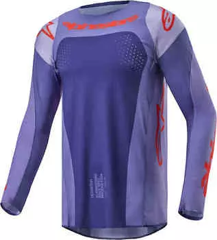 Джерси Techstar Ocuri для мотокросса Alpinestars, фиолетовый/красный