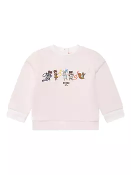 Джерси толстовка Fendi Kids, розовый