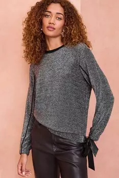 Джерси толстовка Love & Roses, серебряный