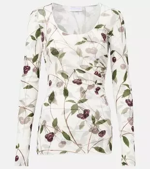 Джерси топ Stella McCartney, кремовый