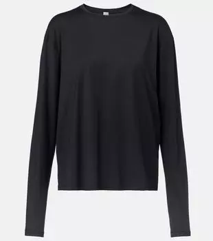 Джерси топ Toteme, черный