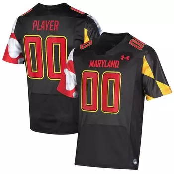 Джерси Under Armour Maryland Terrapins, черный