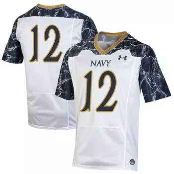 Джерси Under Armour Navy Midshipmen, белый