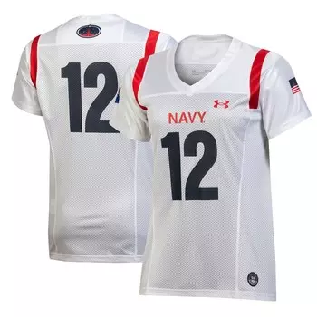Джерси Under Armour Navy Midshipmen, белый