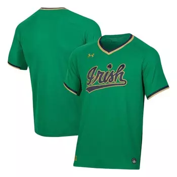 Джерси Under Armour Notre Dame Fighting Irish, зеленый