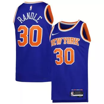 Джерси унисекс Nike Julius Randle Blue New York Knicks 2022/23 Swingman — Icon Edition