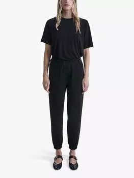 Джерси зауженные брюки для бега James Lakeland, черный