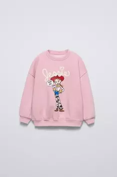 Джесси история игрушек disney толстовка ZARA, меловый розовый