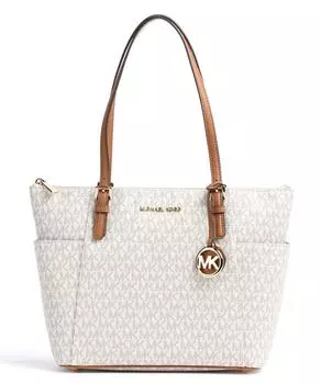 Джет сет шоппер из искусственной кожи Michael Kors, белый